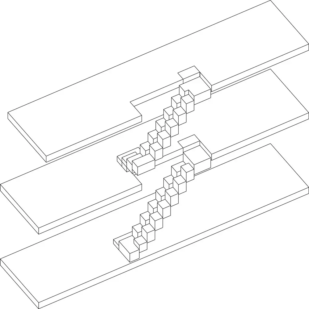 Skinny House - Rénovation Maison Étroite 2,3m - Triplex et Escalier Japonais