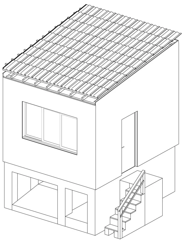 San Peyre - Aménagement Cabanon Bord de Mer 16m² - La Garde Var