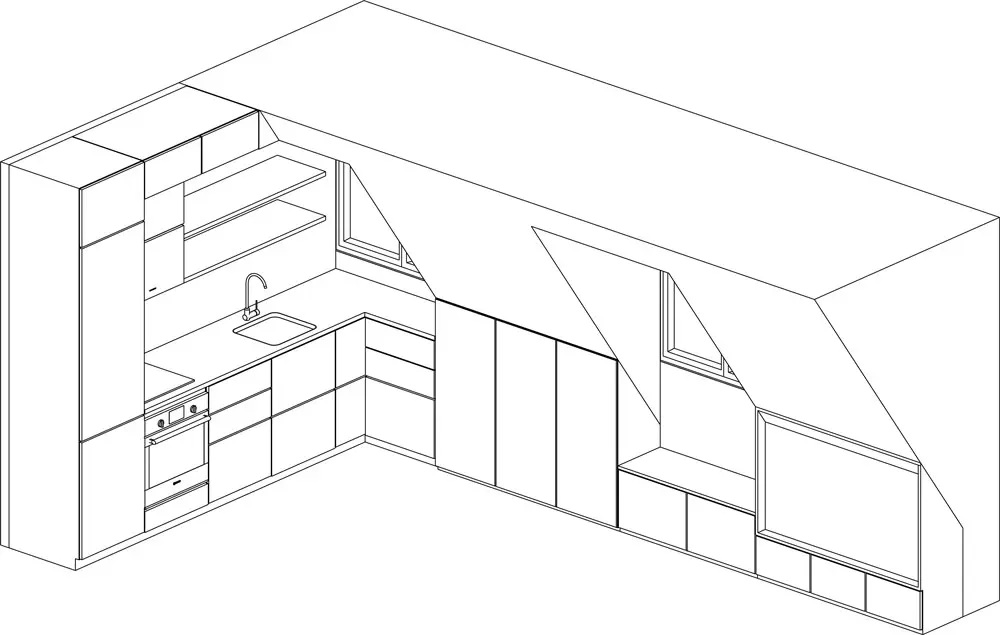 Gambetta - Rénovation Appartement Mansardé Paris 20e - 47m²