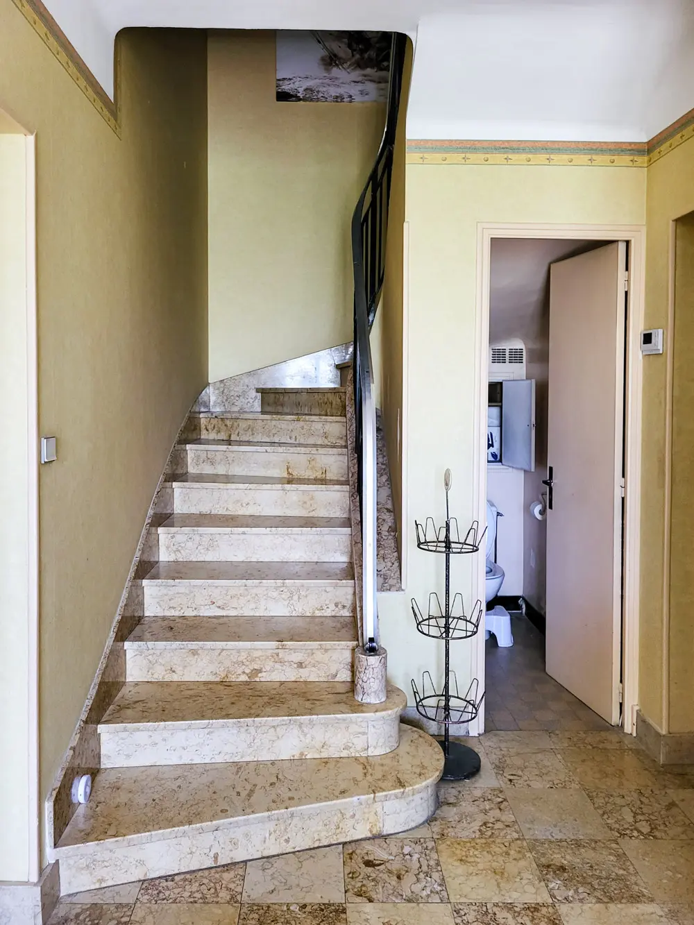 hall entrée maison de maître Art Déco rénovation Hyères